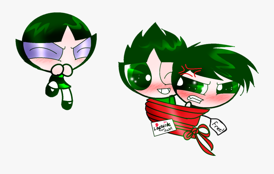 Powerpuff Girls Buttercup Butch And Brute - Power Puff Girls Buttercup And Butch, Transparent Clipart