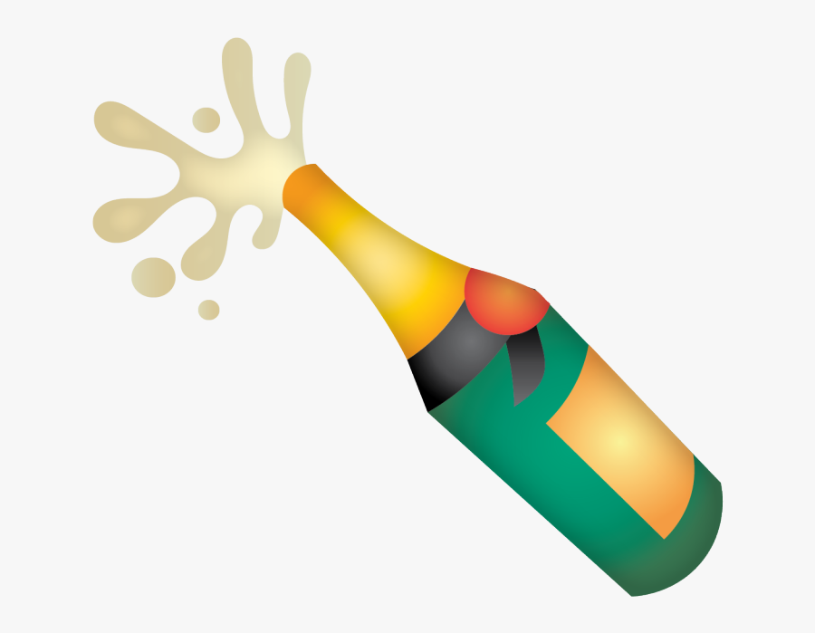 Champagne Clipart Emoji - Emoji, Transparent Clipart