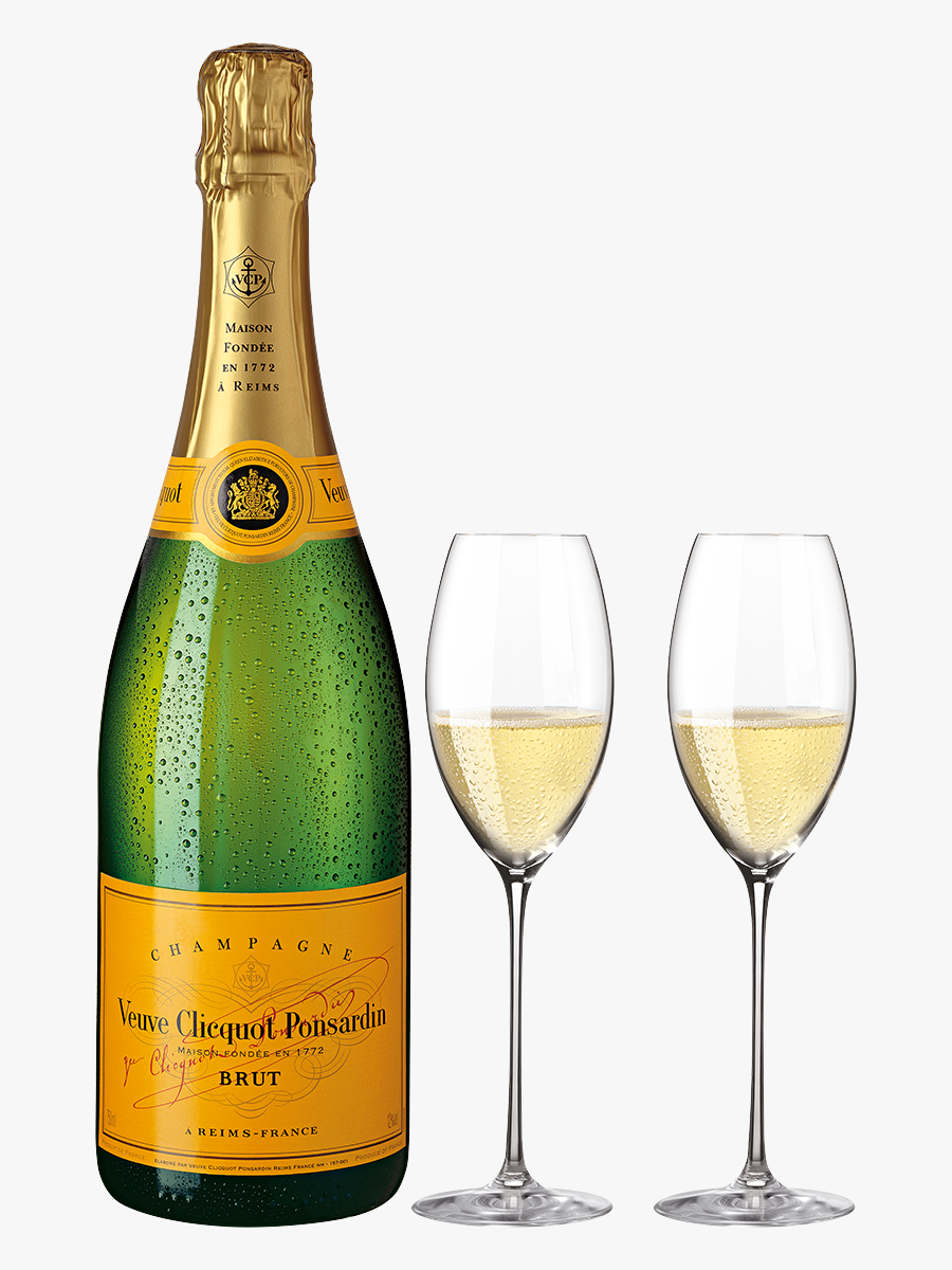 Veuve Clicquot Paket - Champagner Veuve Clicquot Glas, Transparent Clipart