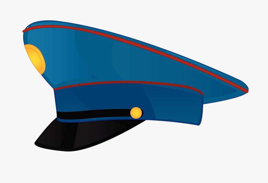 Stock Photography Peaked Mail Clipart , Png Download - Gorro De Policia Azul, Transparent Clipart