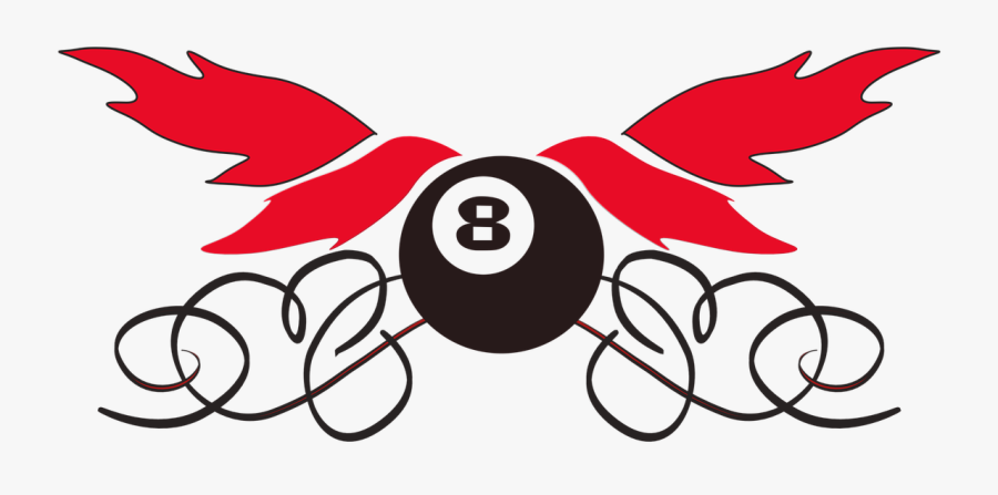 8 Ball Pool Design, Transparent Clipart