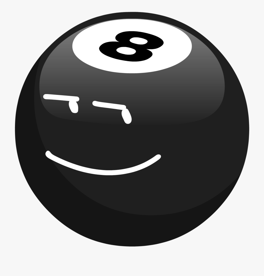 Clip Art 8 Ball Images - 8 Ball From Bfb, Transparent Clipart