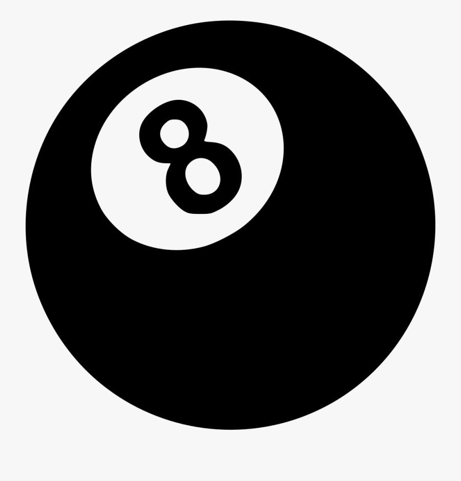 Eight Ball Png - Circle, Transparent Clipart