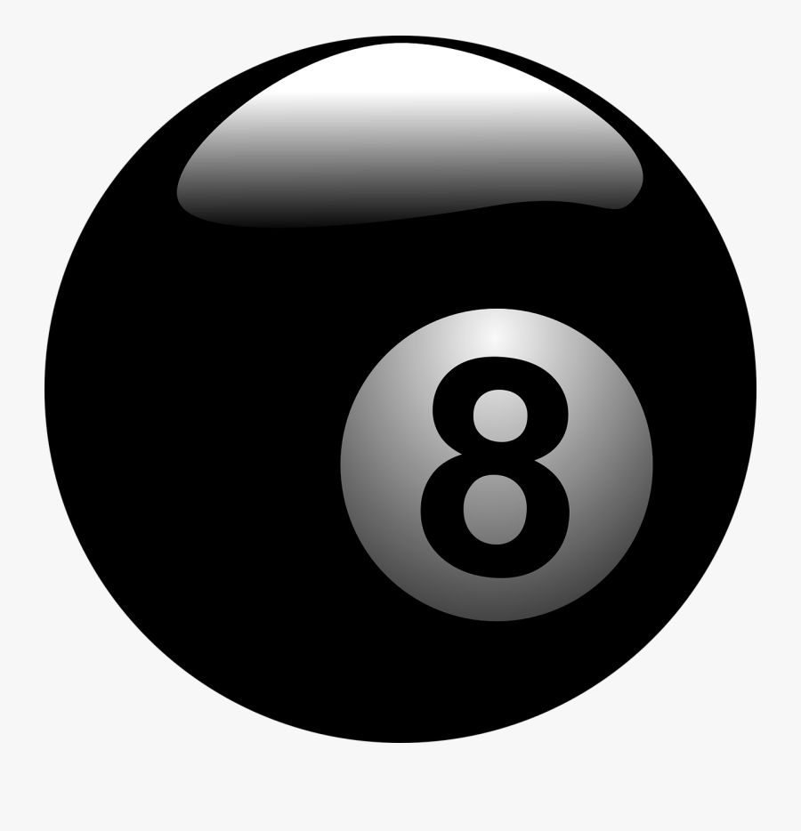8 Ball Png - 8 Pool Ball Png, Transparent Clipart