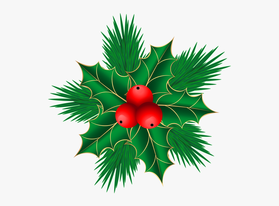 Gallery Christmas Png - Cliparts Of Christmas Decoration Mistletoe, Transparent Clipart