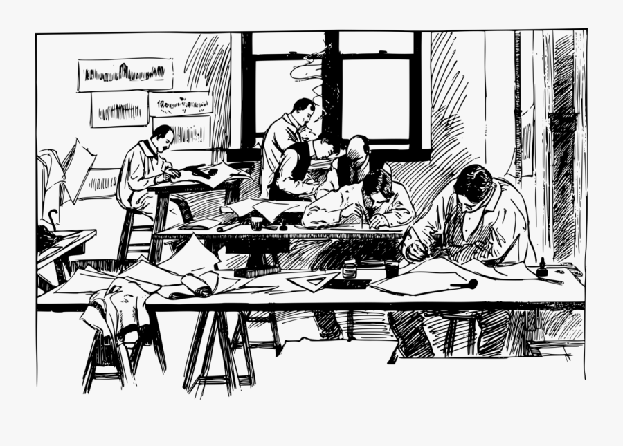 Old Fashion Designers - Cartoon, Transparent Clipart