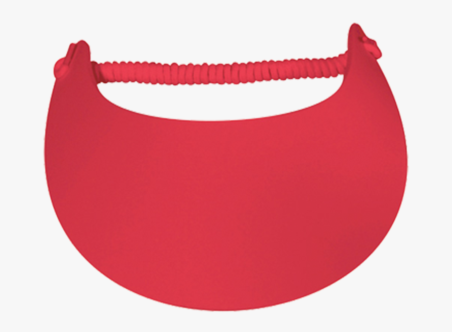 60 093 023 Foam Sun Visor Cherry Red - Carmine, Transparent Clipart