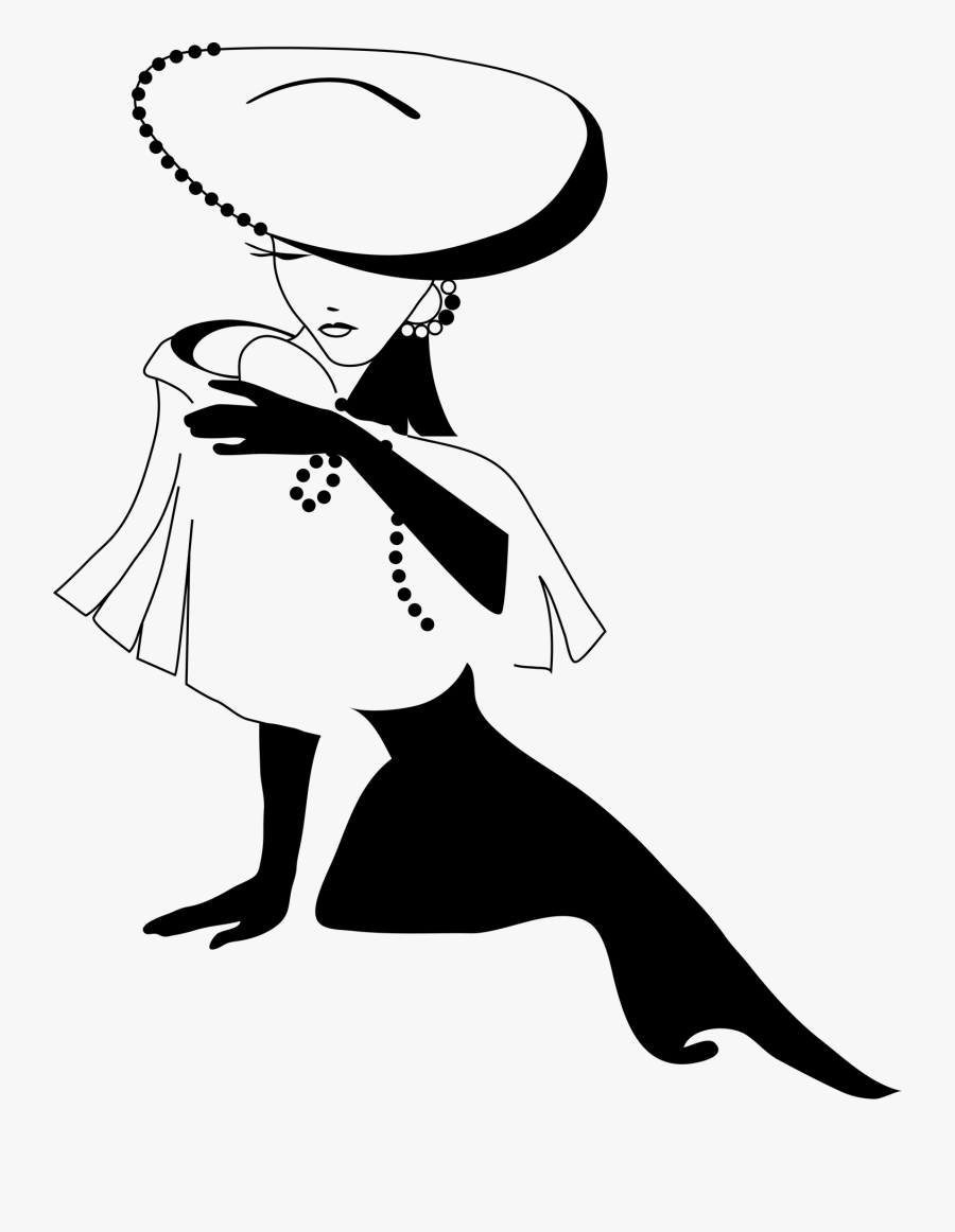 Silhouette Woman Royalty-free - Fashion Creative Magazine Covers, Transparent Clipart