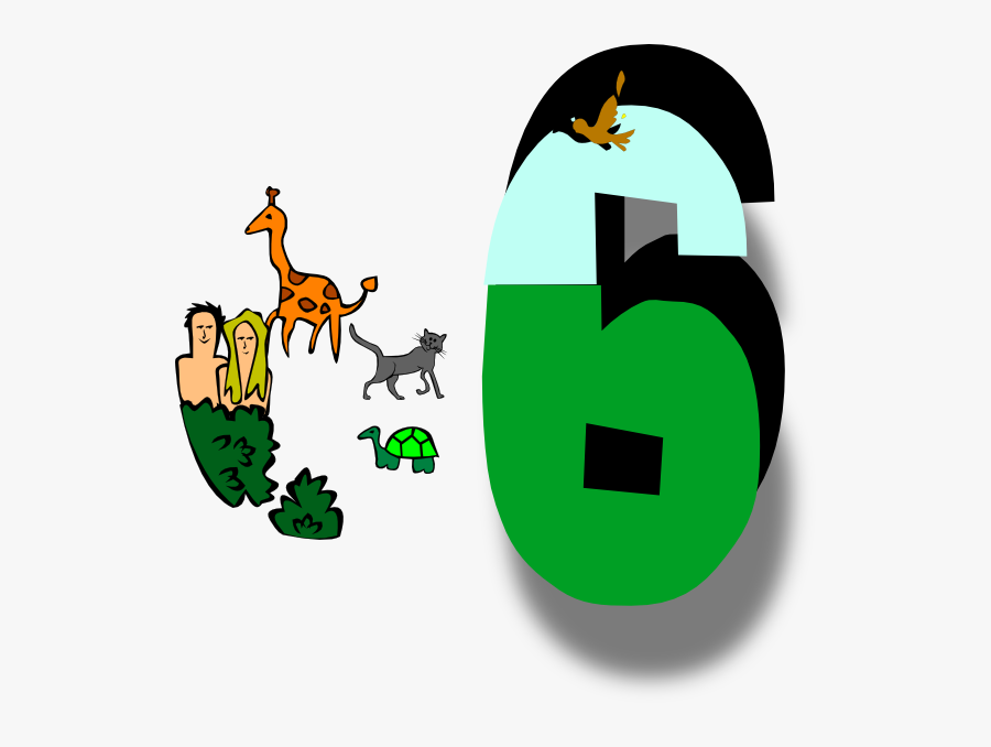 Day 6 Creation Clip Art - Cat Clip Art, Transparent Clipart
