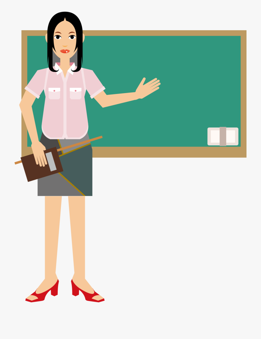 Teacher Png - Q 圖 女 老師, Transparent Clipart