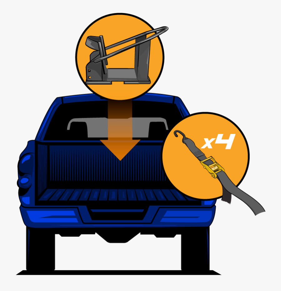 Reinforce Or Remove Your Tailgate If Necessary - Cartoon, Transparent Clipart