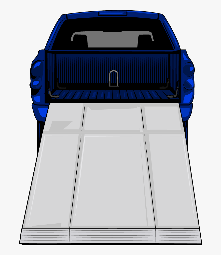Place Your Loading Ramp Into Position Of Your Tailgate - Laser Printing, Transparent Clipart