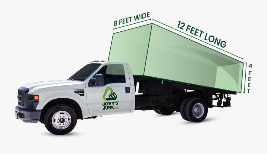 10 Cubic Yard Truck Junk Removal, Transparent Clipart