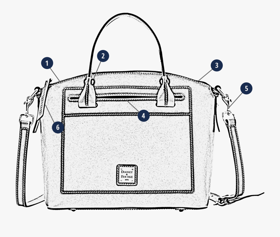 Clip Art Beacon Domed - Handbag, Transparent Clipart