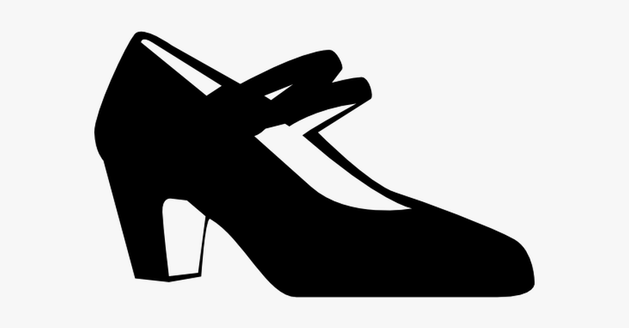 High-heeled Shoe Flamenco Drawing Dance - Zapato De Baile Dibujo, Transparent Clipart