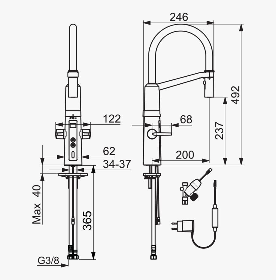 Dishwasher Drawing Transparent And 2729f Oras Optima, - Tap (valve), Transparent Clipart