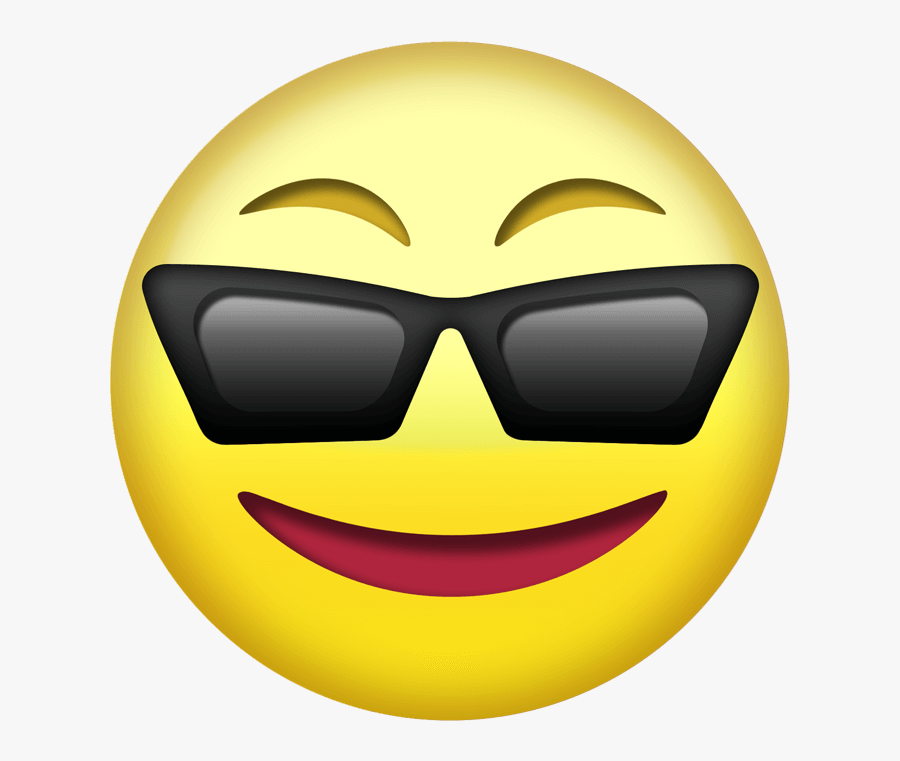 Sunglasses Emoji Png Transparent - Emojis Png Hd, Transparent Clipart