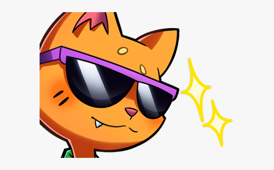 Sunglasses Emoji Clipart Discord - Cartoon, Transparent Clipart