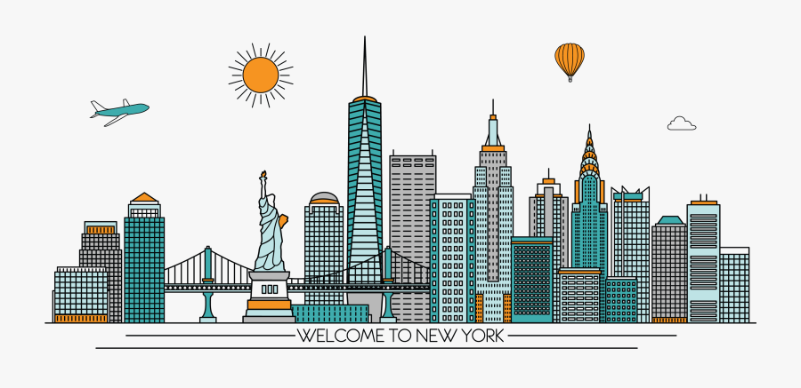 New York Mailing Address - New York Transparent Background, Transparent Clipart