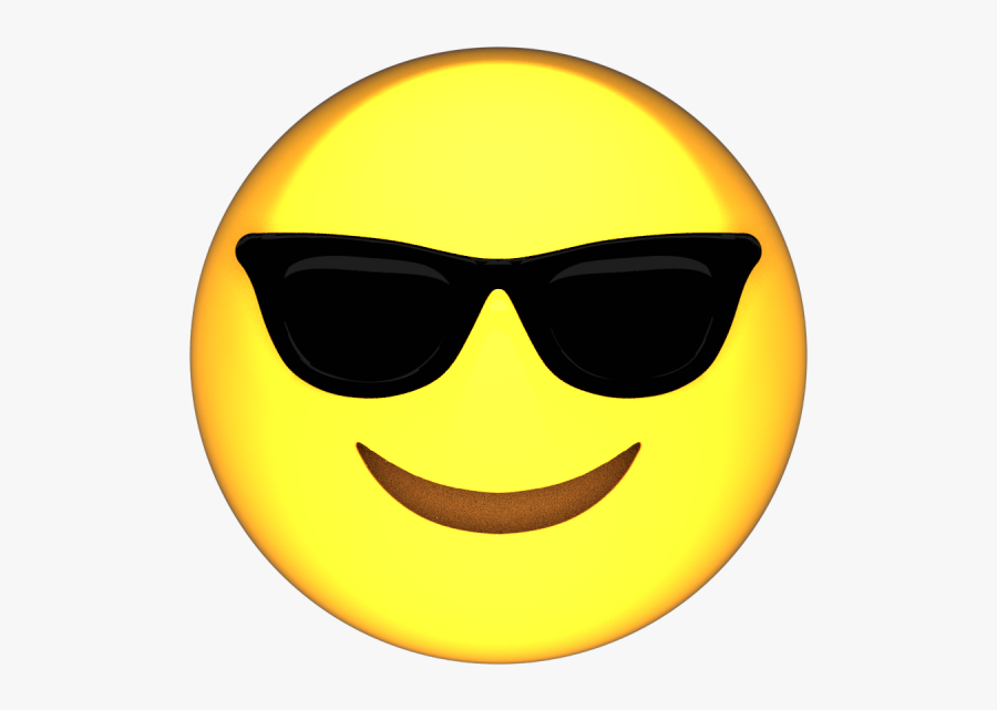 Glasses Emoji Png - Smiley, Transparent Clipart