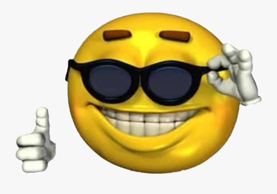Ironicmeme Ironic Png Sunglasses Emoji Smileyface Cool