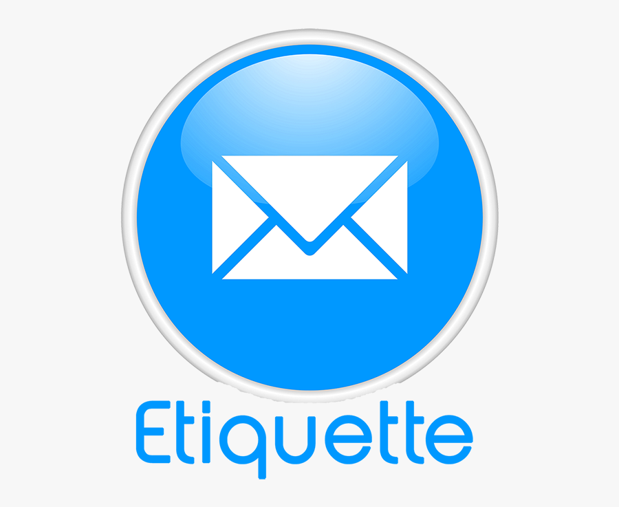 Office Email Etiquette - Circle, Transparent Clipart