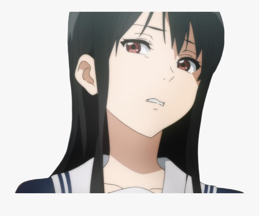 Transparent Anime Girl Face Png - Anime Girl Disgusted Look , Free Transpar...