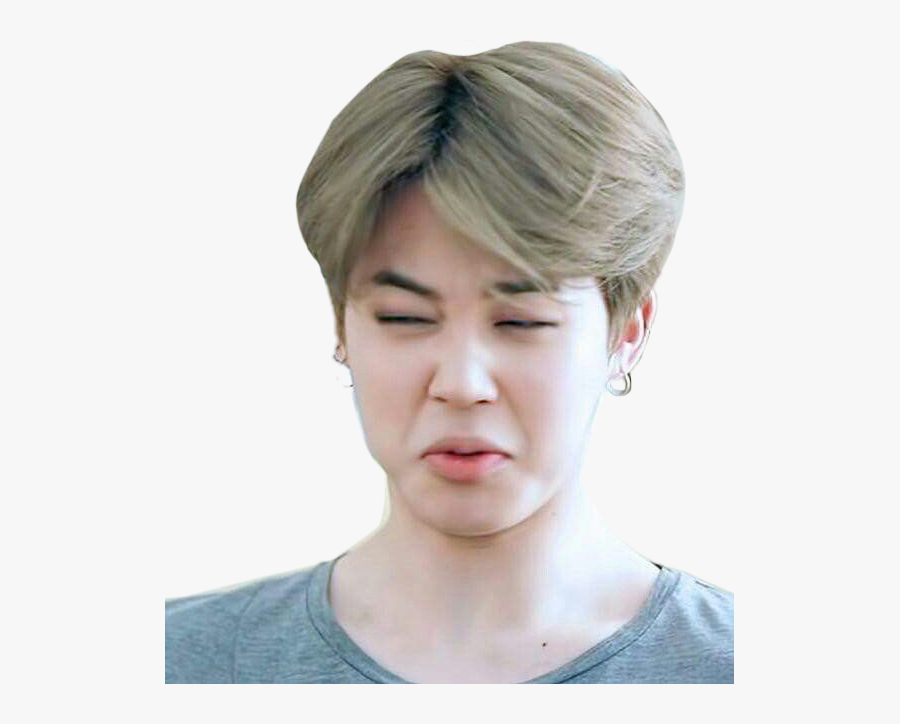 #jimin #bts #jiminbts #meme #disgusted #face - Bts Meme Face Jimin, Transparent Clipart