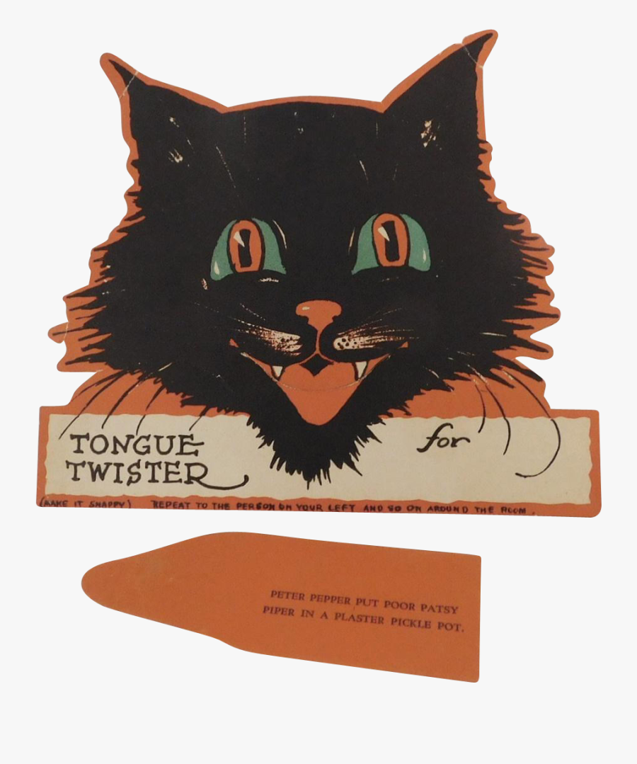 Black Cat, Transparent Clipart
