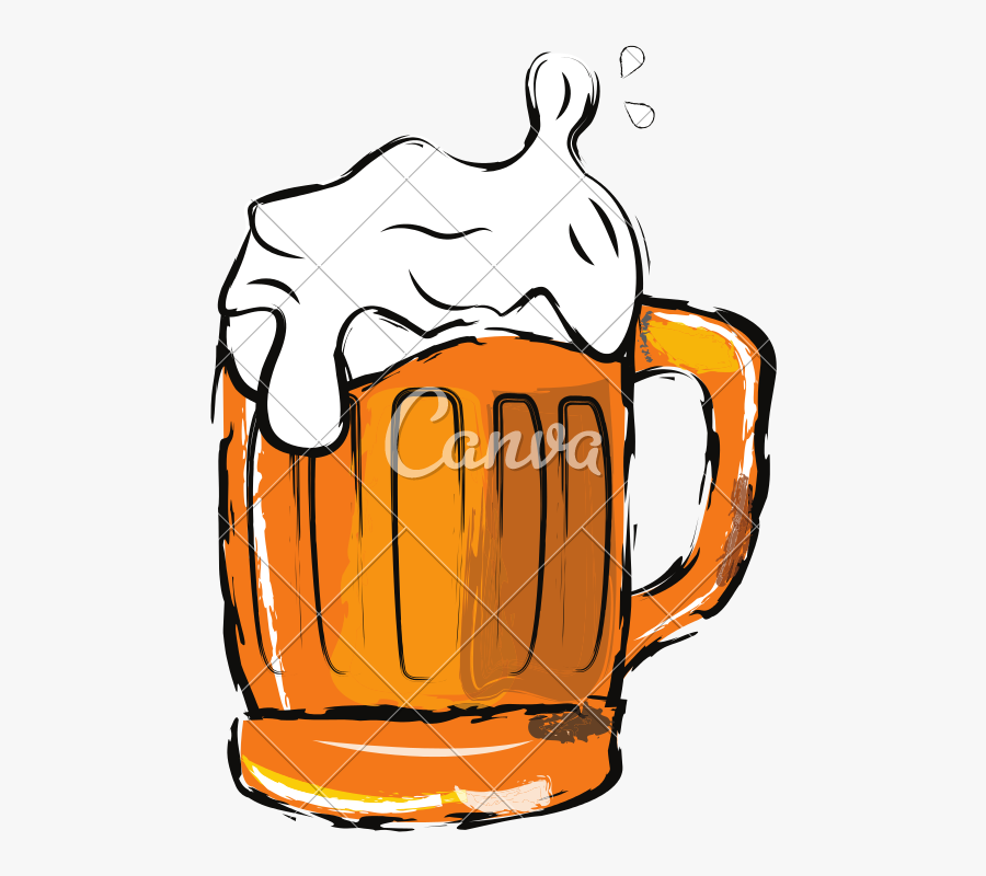 Beer Clip Foam, Transparent Clipart