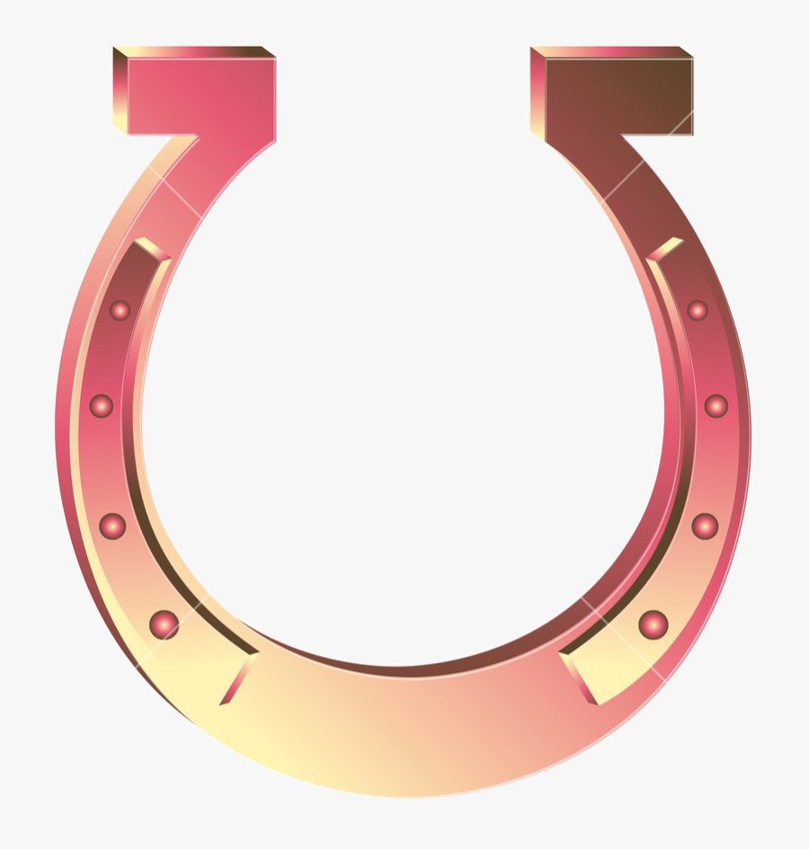 Horse Accessory,circle,sports - Shiny Horseshoe, Transparent Clipart