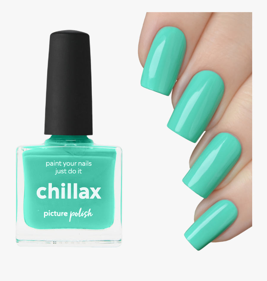 Nail Polish Png - Blue Nail Polish Colours, Transparent Clipart