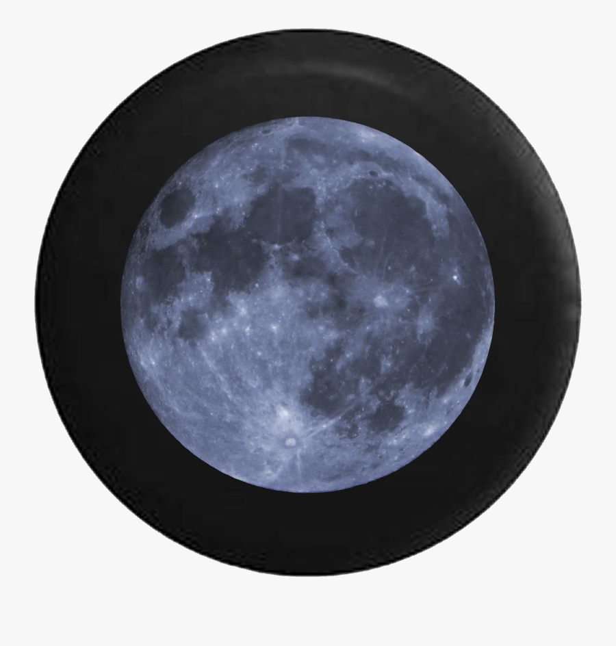 Full Moon Glowing Jeep Liberty Tire Cover Cb- - Moon Png, Transparent Clipart