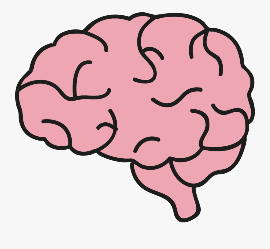 Brain Clipart Black And White Png, Transparent Clipart