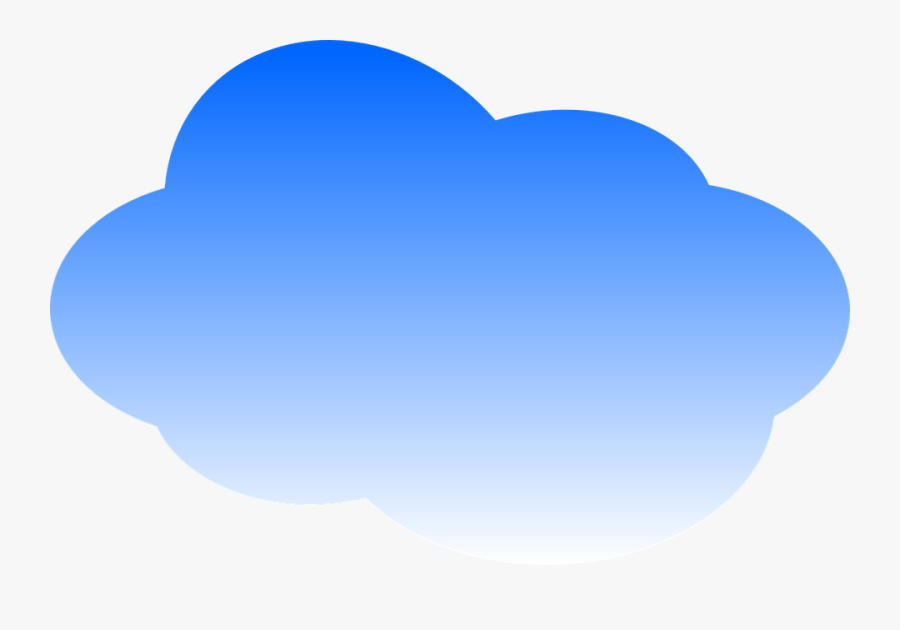 Hình Ảnh Đám Mây Màu Xanh, Transparent Clipart