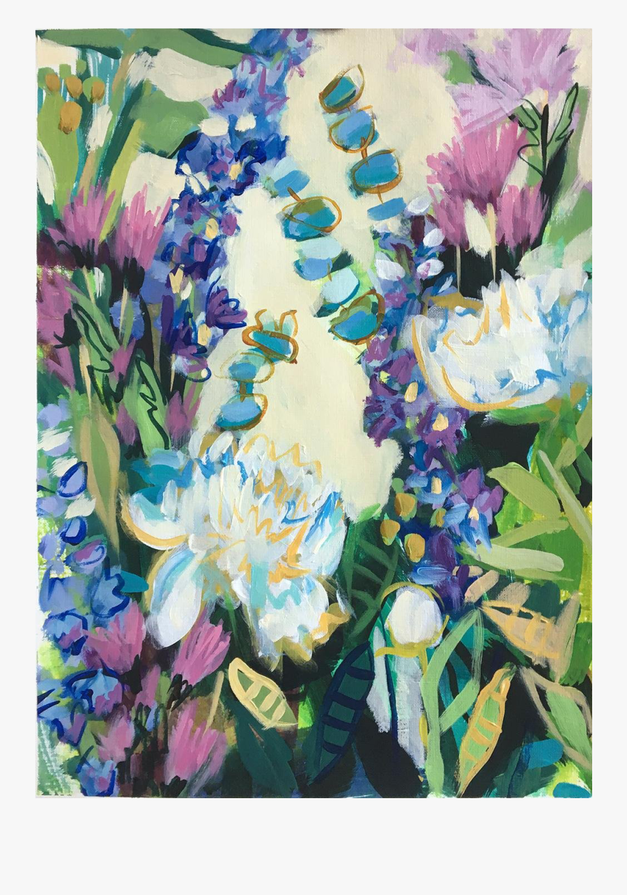 Clip Art Garden Bohemian Contemporary Flower - Bouquet, Transparent Clipart