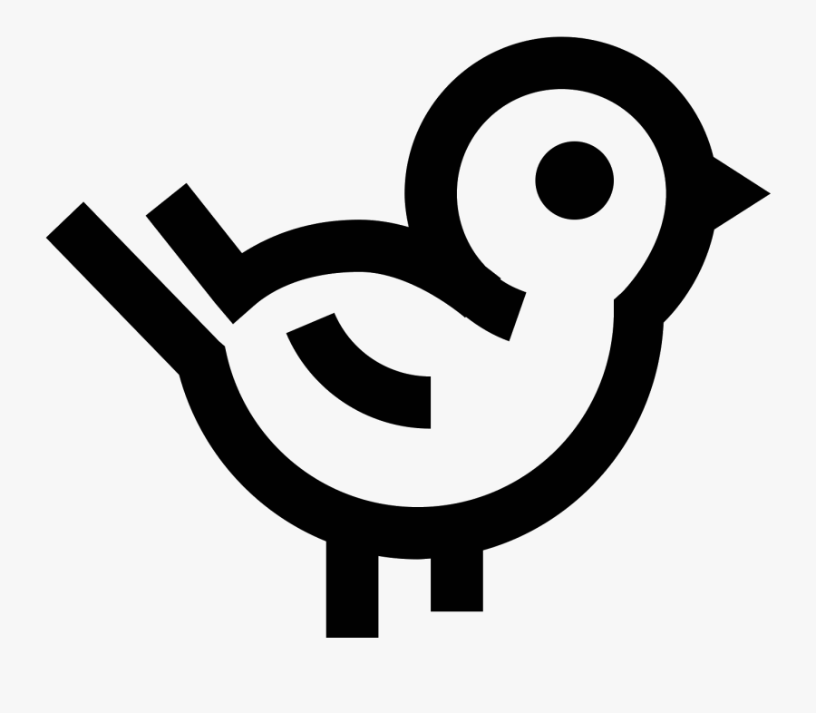 Bird Icon Free Download - Icono Pajaro Png, Transparent Clipart