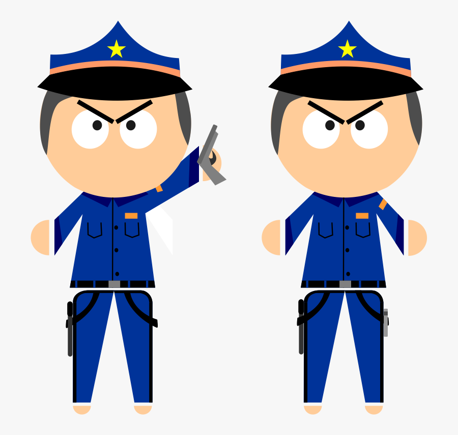 Clip Art Policial Desenho Png - Desenho De Policial Em Png, Transparent Clipart