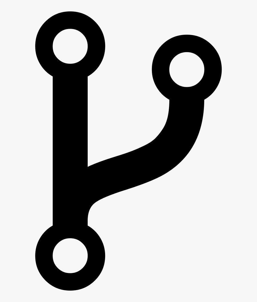 Fork Branching Github Computer Icons Free Transparent - Git Branching Icon, Transparent Clipart