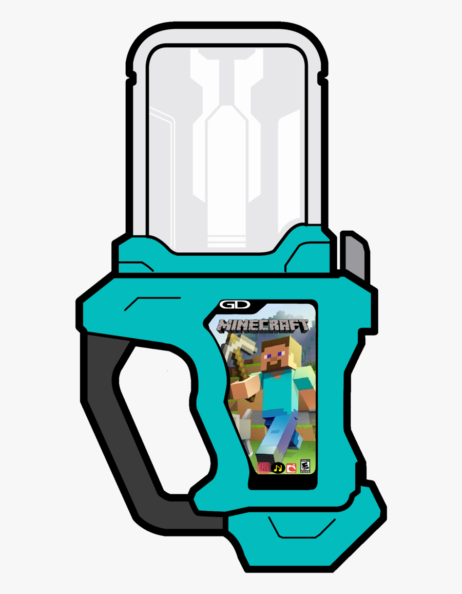 Minecraft Gashat By Xxbkarxx - Kamen Rider Build Gashat, Transparent Clipart