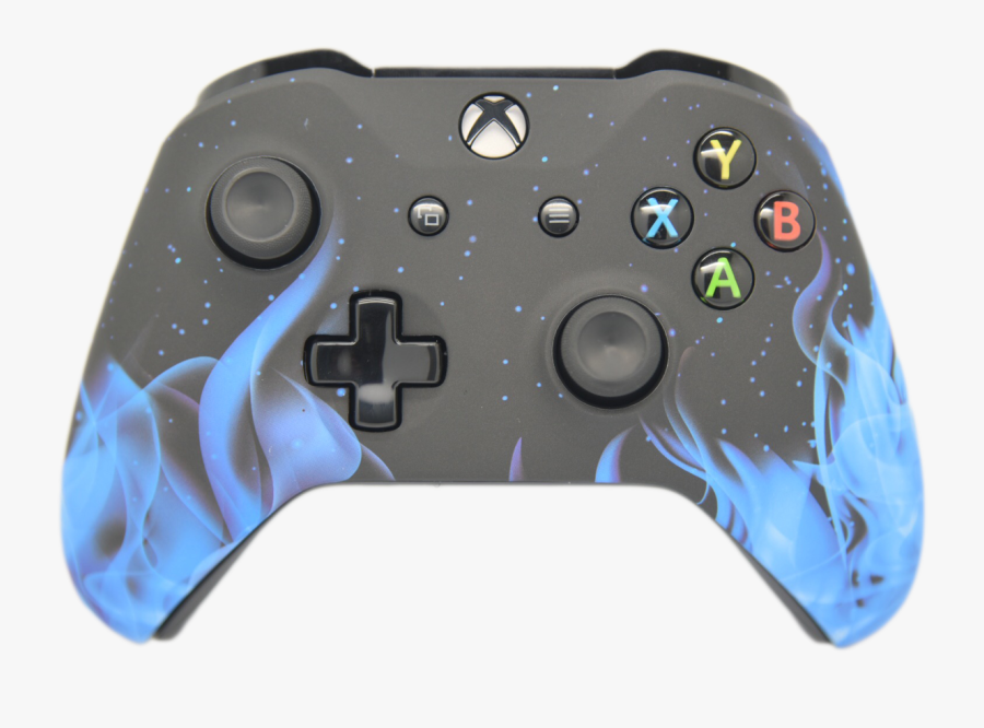 Transparent Blue Flame Png - Blue Xbox One S Controller, Transparent Clipart