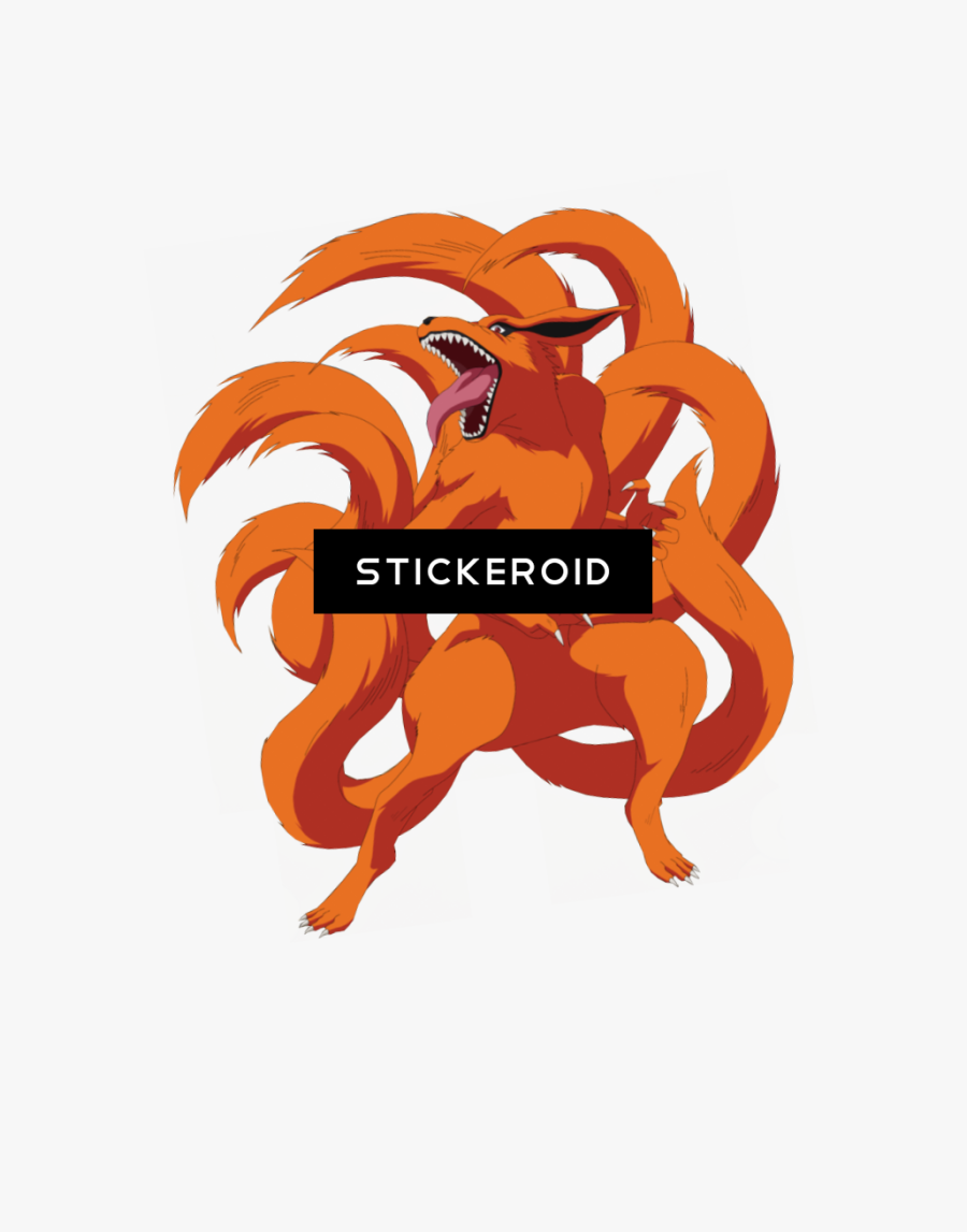 Orange,clip Character,graphics,tail - Nine Tailed Fox Transparent, Transparent Clipart
