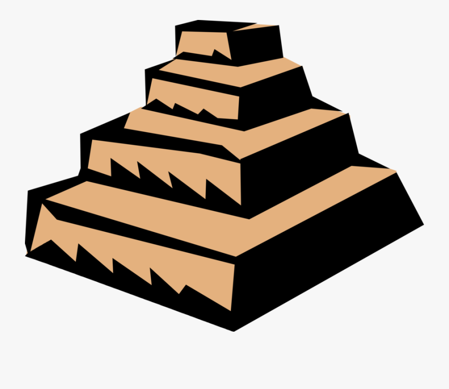 Freeuse Stock Pyramids Clipart Vector - Step Pyramid Clipart, Transparent Clipart