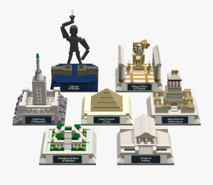 Download The Seven Wonders Png Photos - The Great Pyramid Of Giza, Transparent Clipart