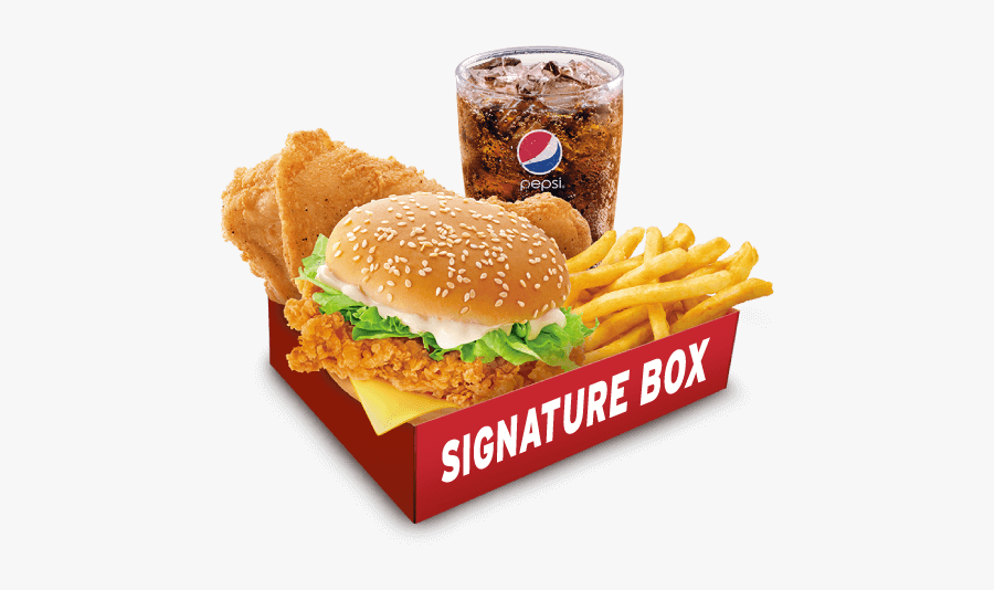 Kfc Signature Box - Kfc Menu Snacker Box, Transparent Clipart
