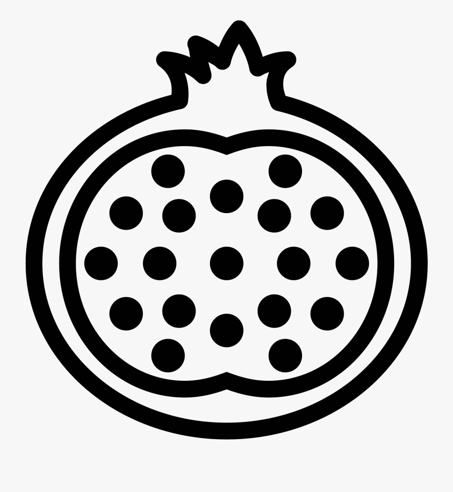 Pomegranate Clipart Shofar - Transparent Pomegranate Icon, Transparent Clipart