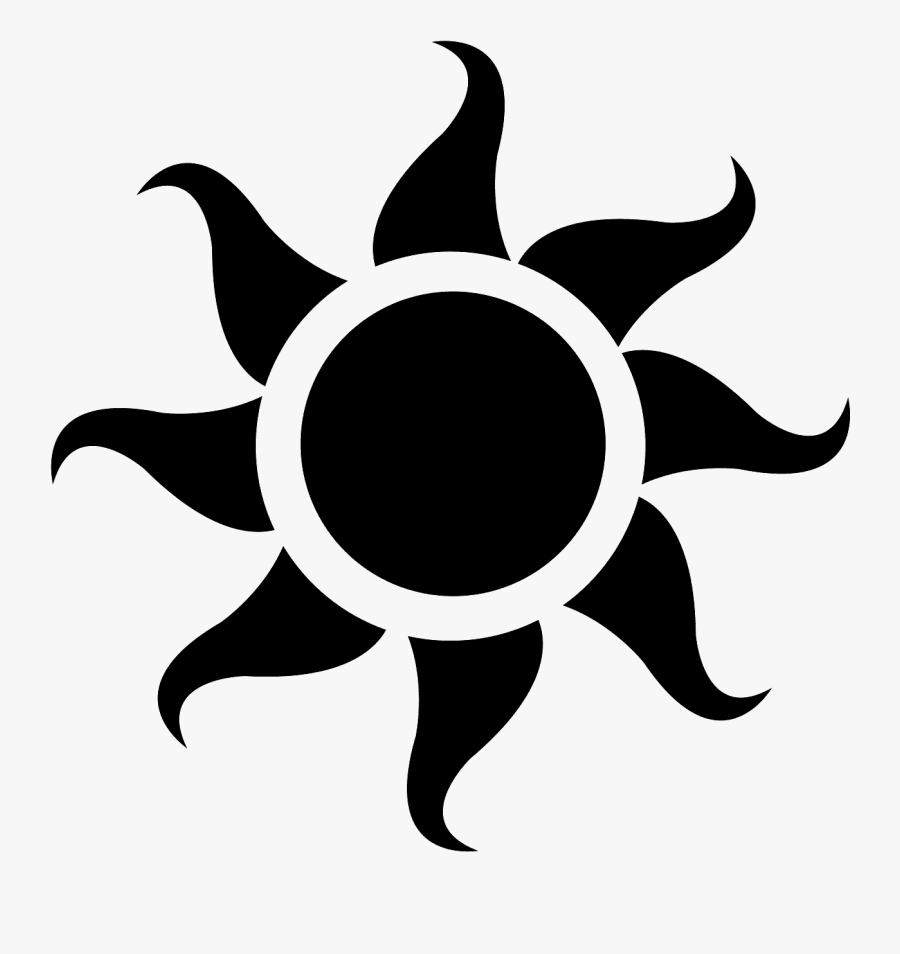 Siluetas De Un Sol, Transparent Clipart