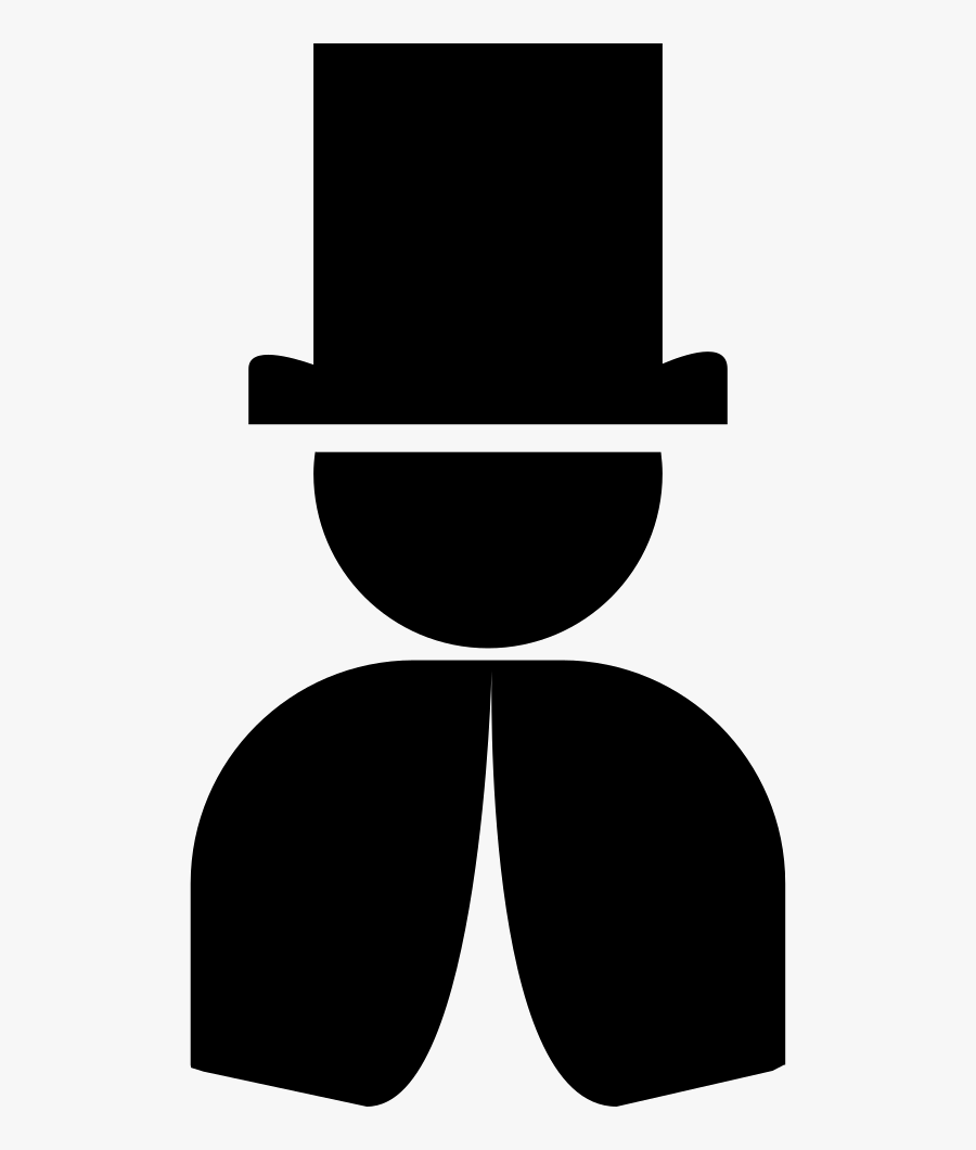 Magician Image Silhouette - Icon, Transparent Clipart