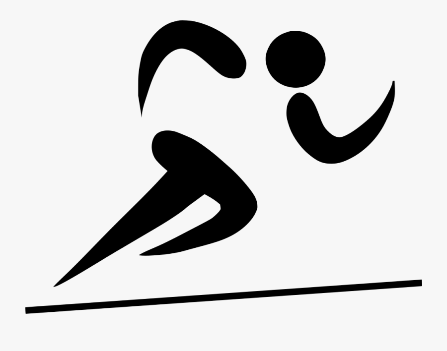 Clip Art Atleta Correndo - Sprint Clipart, Transparent Clipart