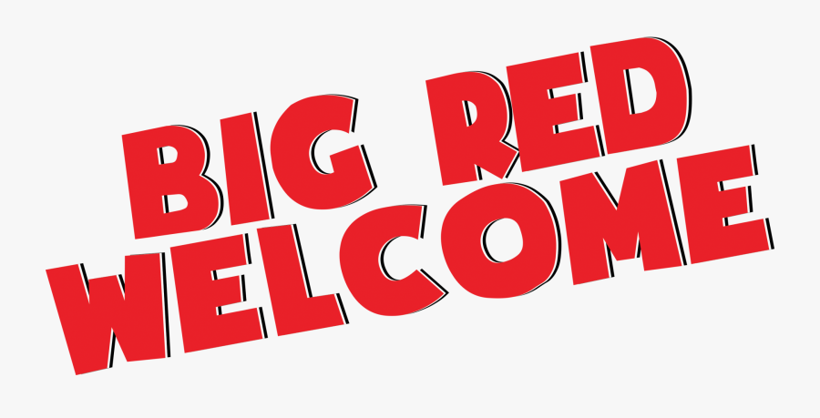 Transparent Welcome Back To Work Clipart - Big Red Welcome, Transparent Clipart